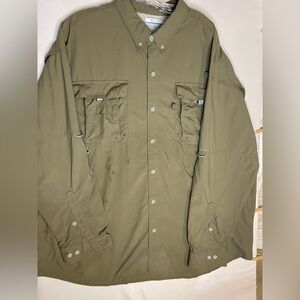 Columbia Sage Green Utility Shirt